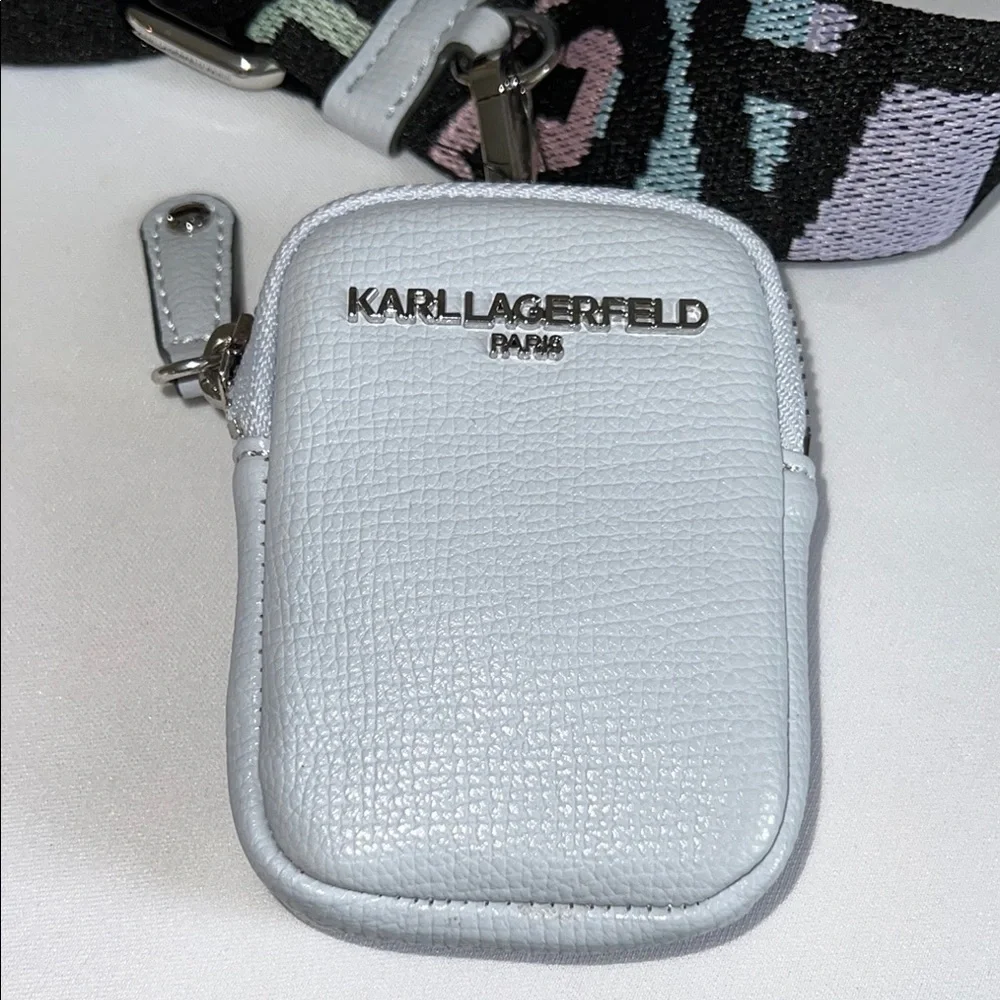 Karl Lagerfeld Crossbody Bag With A Pouch - Picture 12 of 17